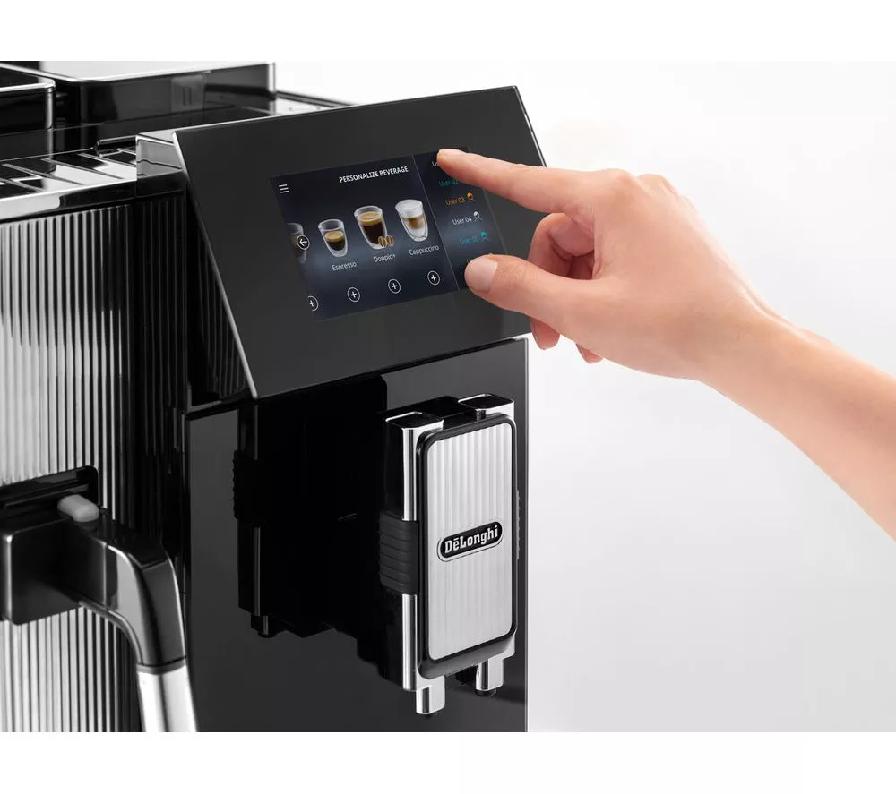 DELONGHI Maestosa Automatic EPAM960.75GLM Smart Bean to Cup Coffee Machine - Metal Black