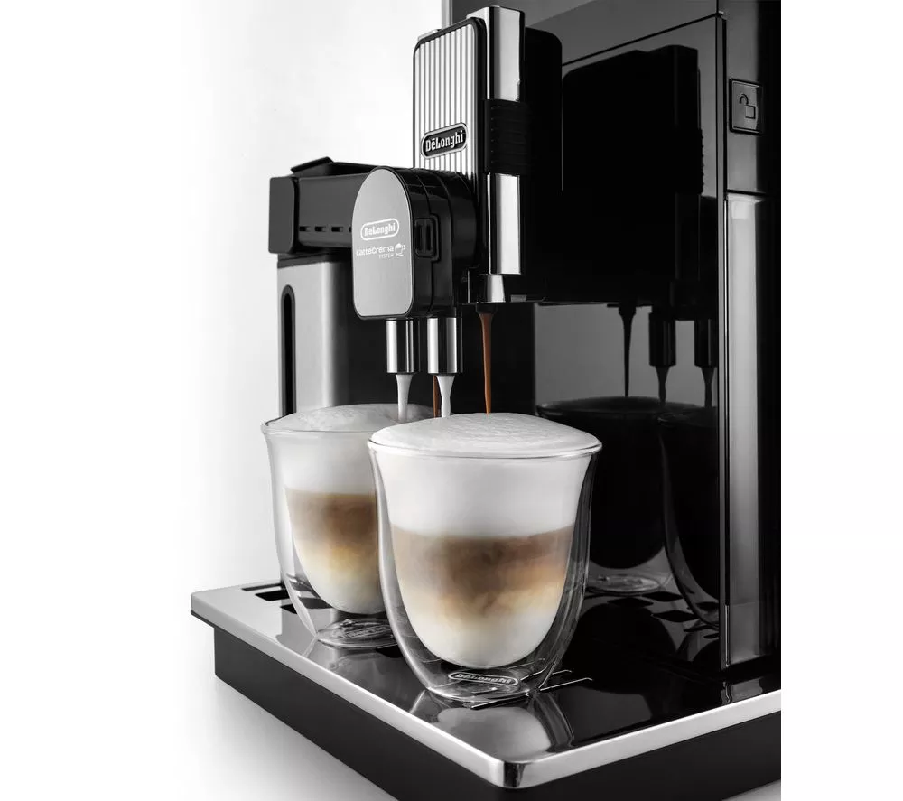 DELONGHI Maestosa Automatic EPAM960.75GLM Smart Bean to Cup Coffee Machine - Metal Black