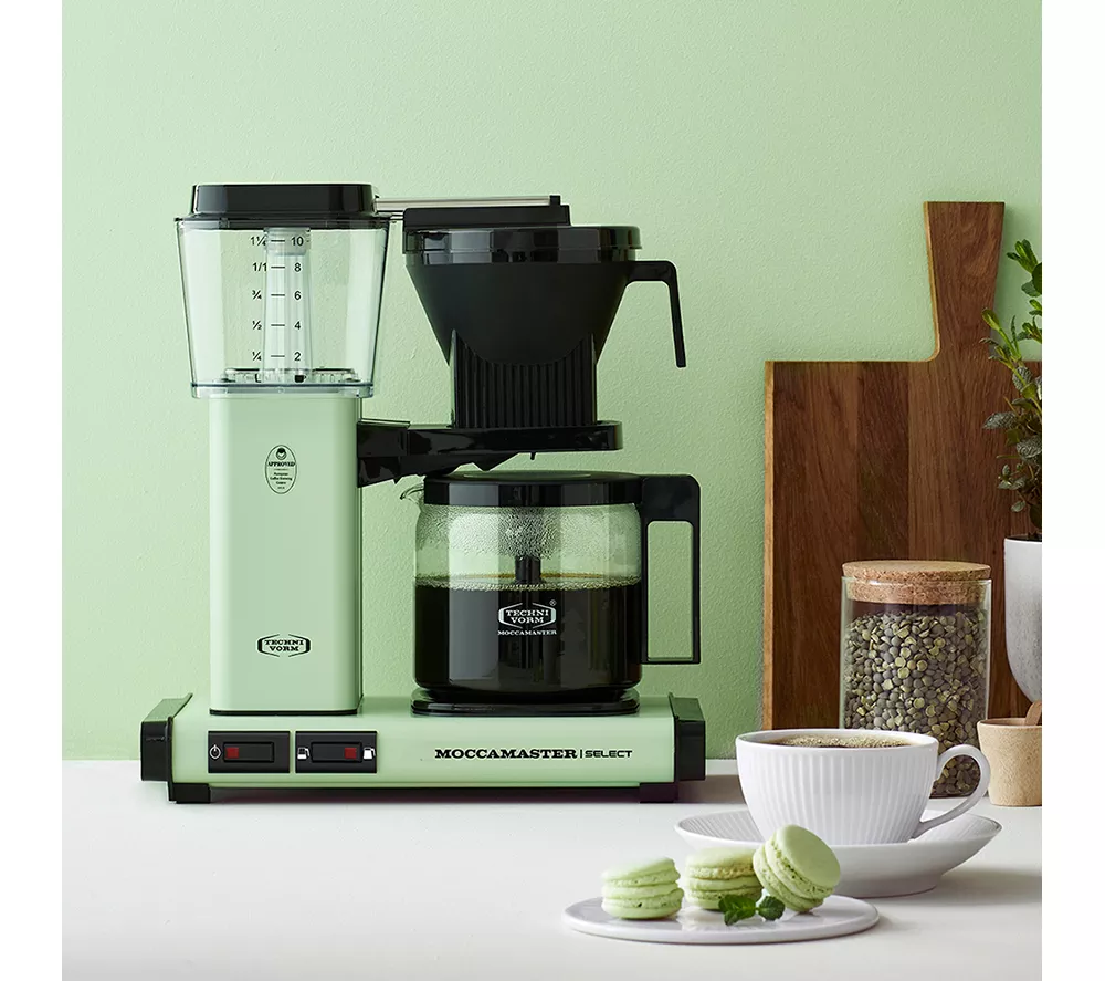 MOCCAMASTER KBG Select 53807 Filter Coffee Machine - Pastel Green