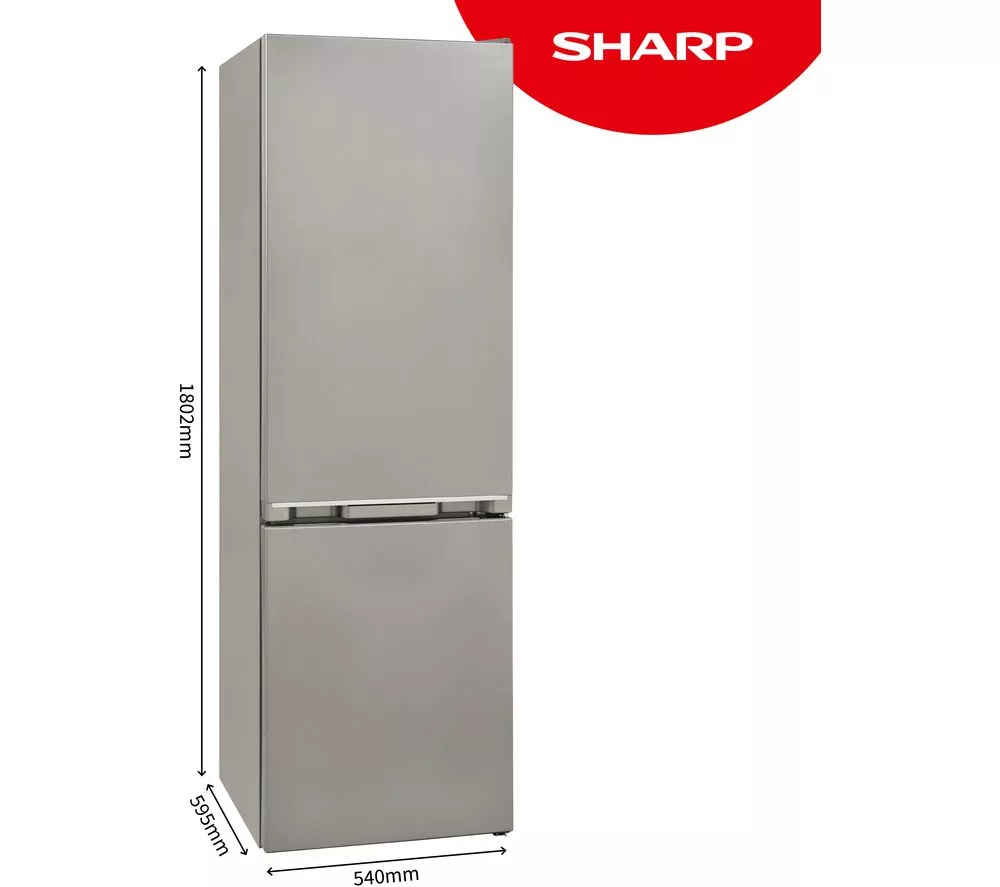 SHARP SJ-BB05DTXLE-EN 60/40 Fridge Freezer - Inox