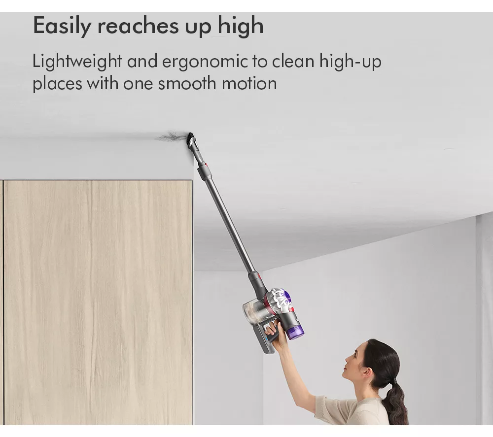 DYSON V8 Absolute Cordless Vacuum Cleaner - Silver Yellow