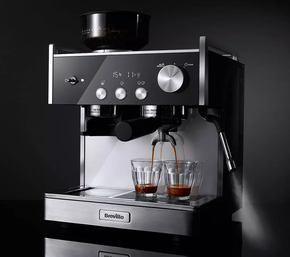 BREVILLE Barista Signature Espresso VCF160 Bean to Cup Coffee Machine - Stainless Steel