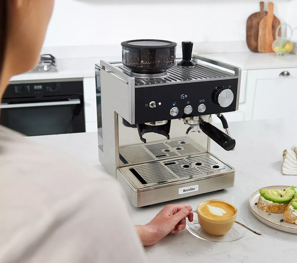 BREVILLE Barista Signature Espresso VCF160 Bean to Cup Coffee Machine - Stainless Steel