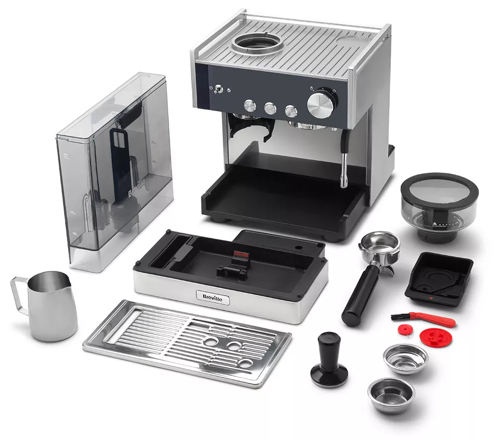 BREVILLE Barista Signature Espresso VCF160 Bean to Cup Coffee Machine - Stainless Steel