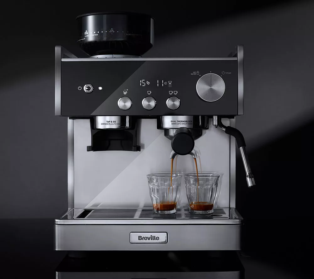 BREVILLE Barista Signature Espresso VCF160 Bean to Cup Coffee Machine - Stainless Steel