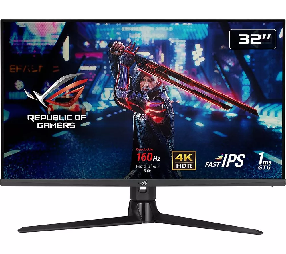 ASUS ROG Strix XG32UQ 4K Ultra HD 32" IPS LCD Gaming Monitor - Black