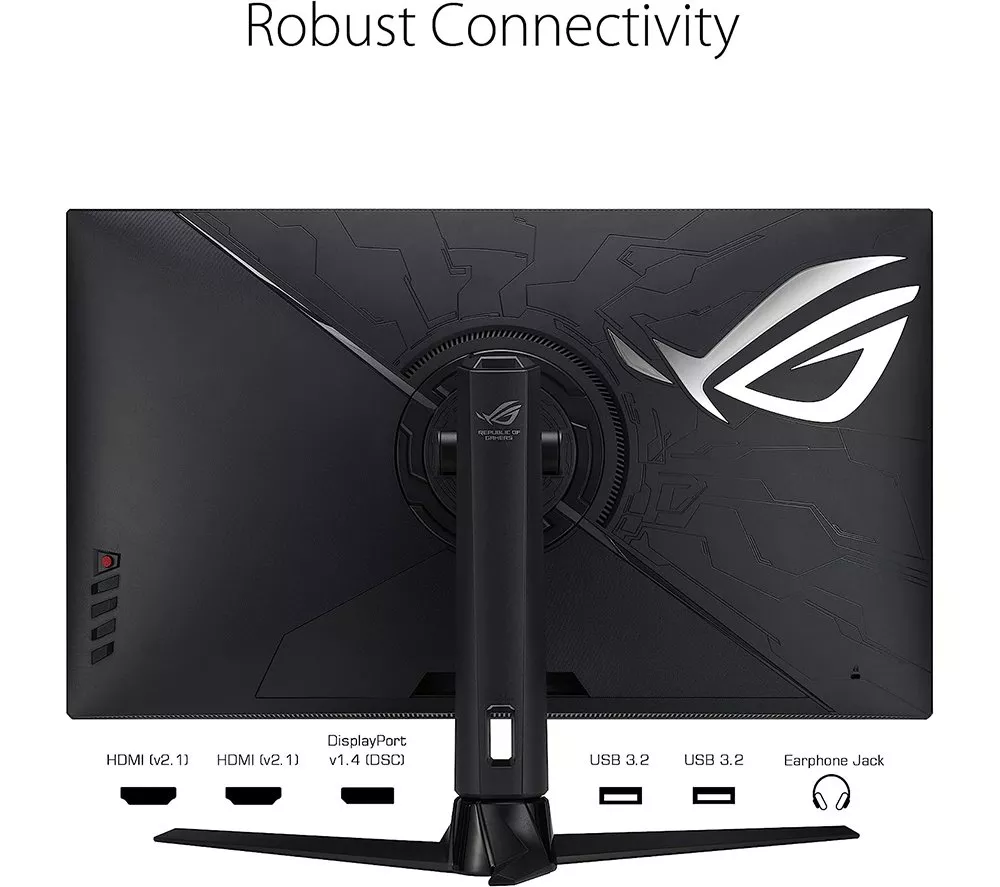 ASUS ROG Strix XG32UQ 4K Ultra HD 32" IPS LCD Gaming Monitor - Black