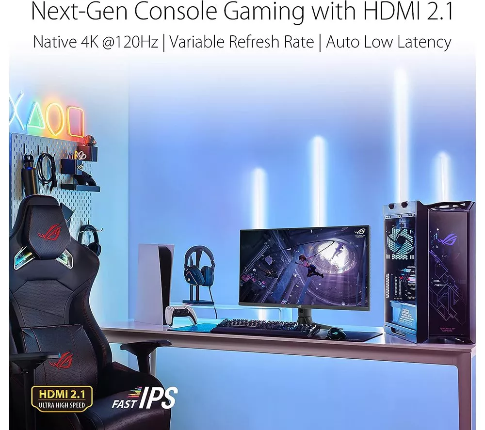 ASUS ROG Strix XG32UQ 4K Ultra HD 32" IPS LCD Gaming Monitor - Black