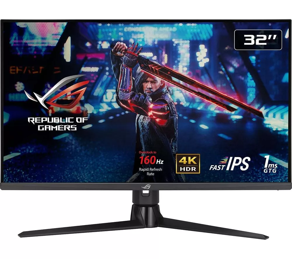 ASUS ROG Strix XG32UQ 4K Ultra HD 32" IPS LCD Gaming Monitor - Black