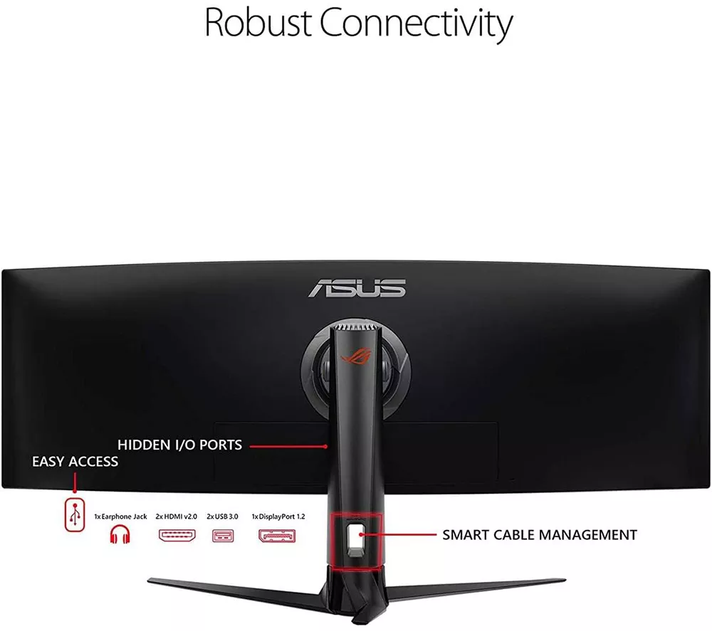 ASUS XG49VQ Full HD 49" Curved VA LCD Gaming Monitor - Black