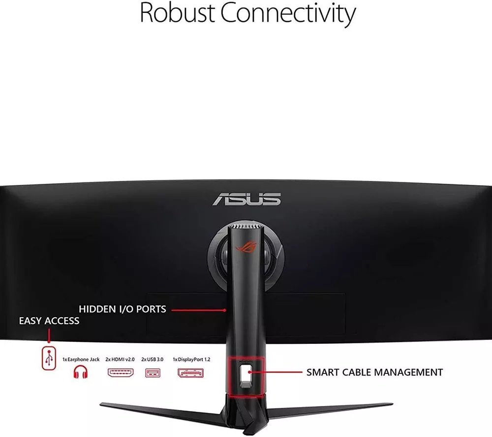 ASUS XG49VQ Full HD 49" Curved VA LCD Gaming Monitor - Black