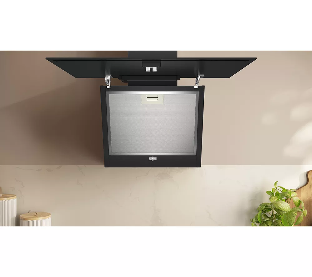 NEFF N30 D63IDK1S0B Chimney Cooker Hood - Black