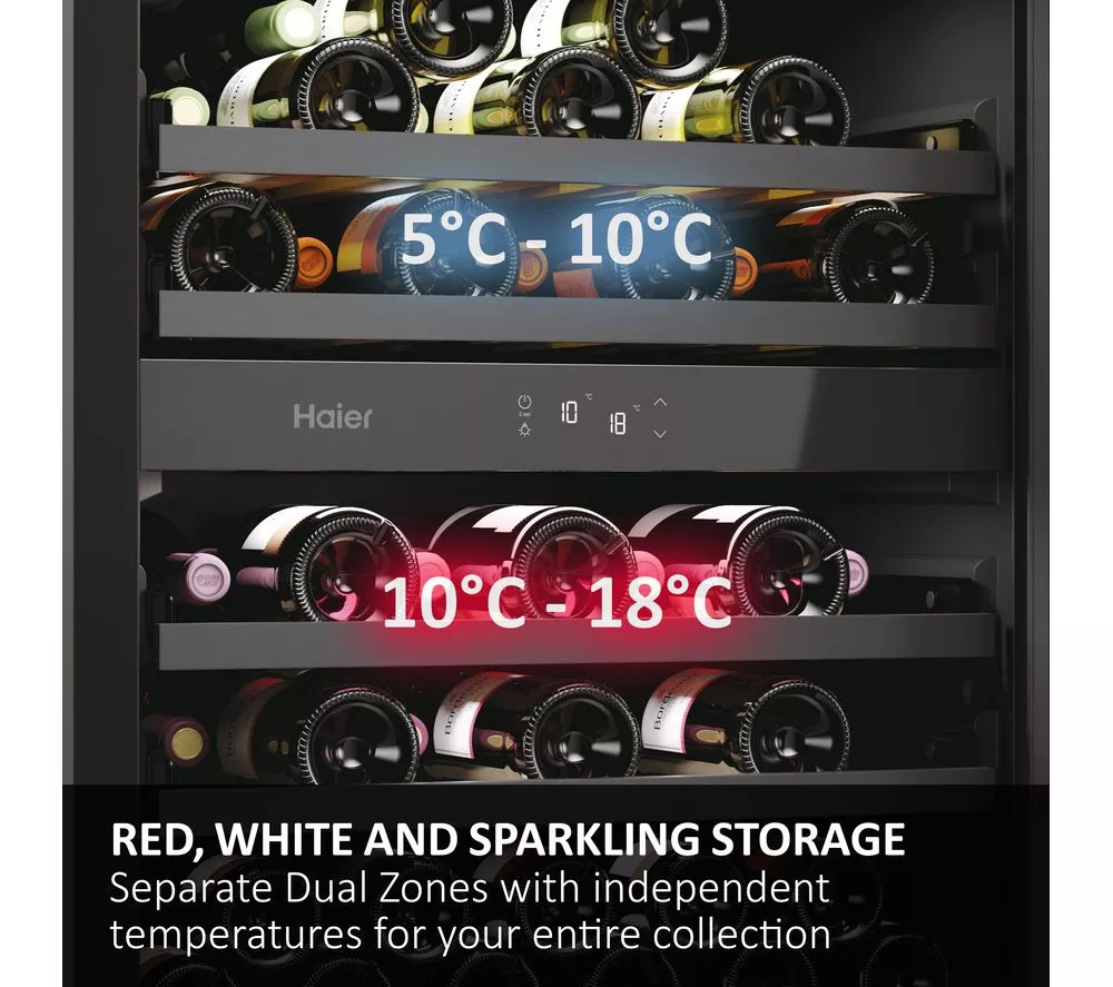 HAIER HAKWBD 60UK Integrated Wine Cooler - Black