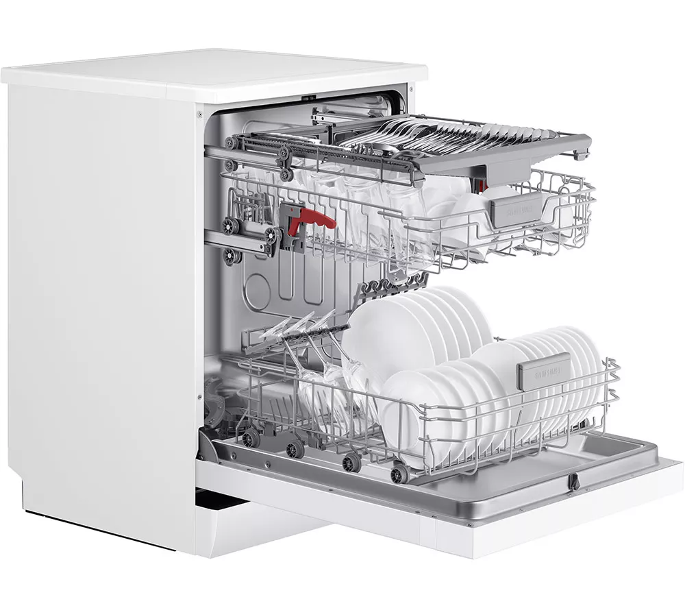 SAMSUNG Series 7 DW60CG550FWQEU Full Size Dishwasher - White