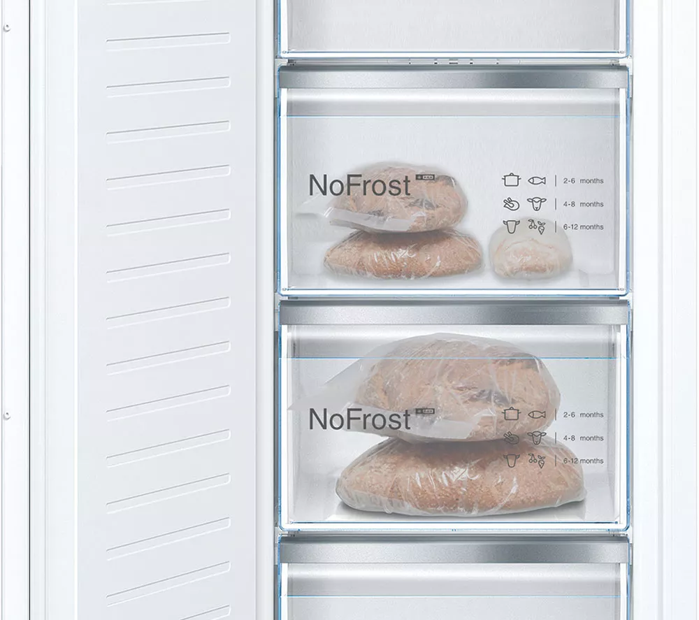BOSCH Series 4 GIN81VEE0G Integrated Tall Freezer - Fixed Hinge