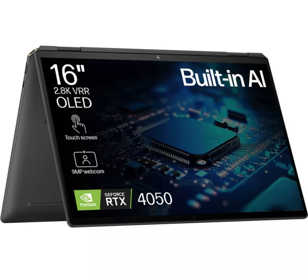 HP Spectre x360 16-aa0500na 16" 2 in 1 Laptop - Intel® Core™ Ultra 7, 1 TB SSD, Black