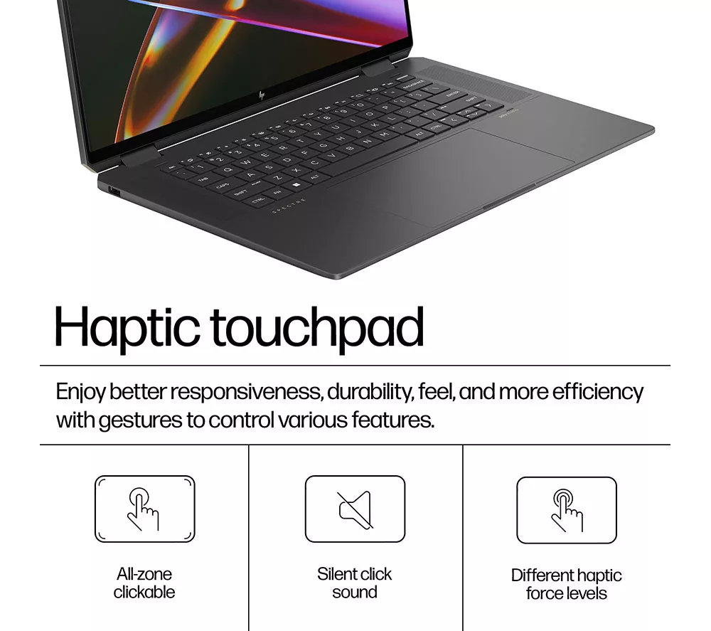 HP Spectre x360 16-aa0500na 16" 2 in 1 Laptop - Intel® Core™ Ultra 7, 1 TB SSD, Black
