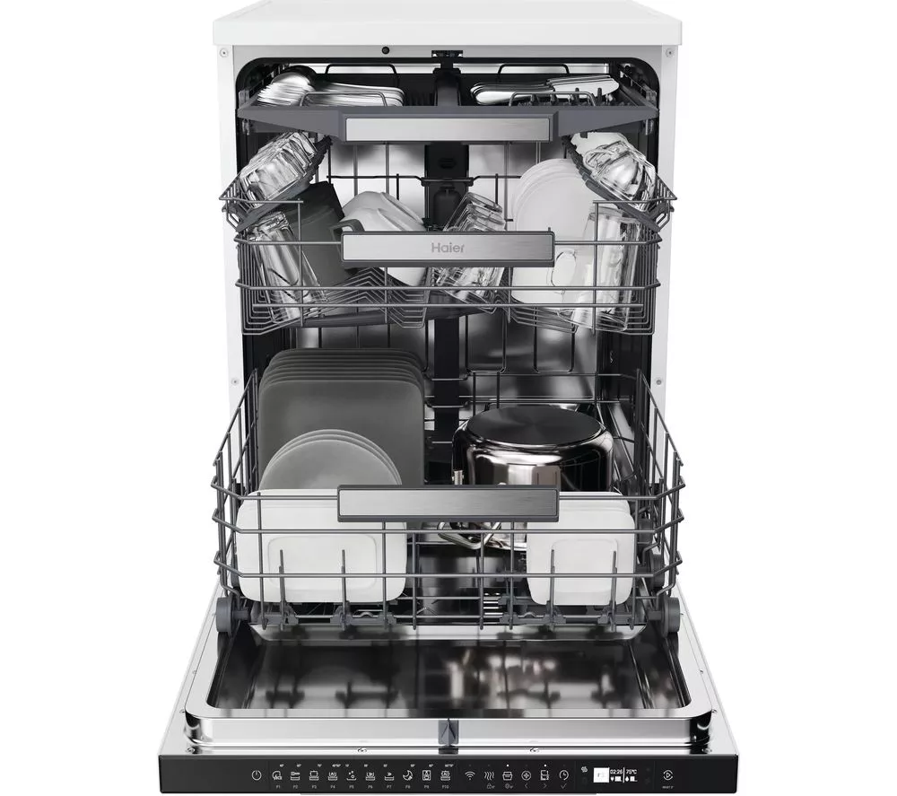 HAIER I Pro Shine 3 XF5C4M1W Full-size WiFi-enabled Dishwasher - White