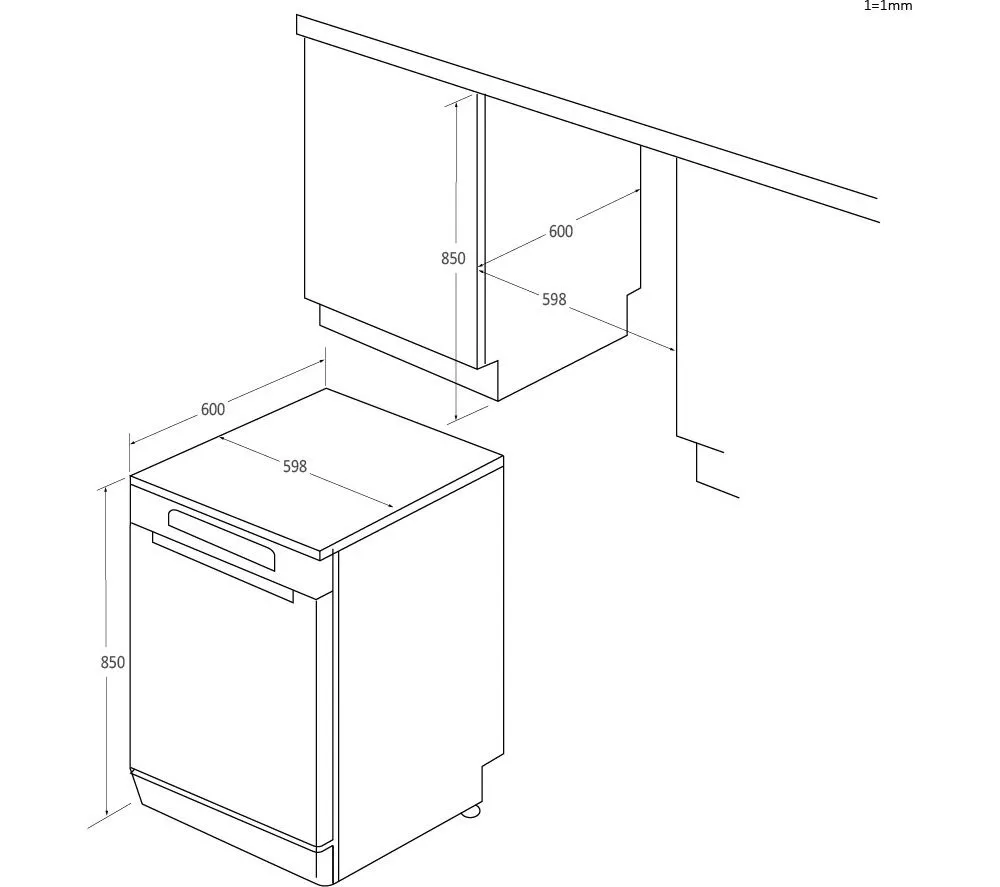 HAIER I Pro Shine 3 XF5C4M1W Full-size WiFi-enabled Dishwasher - White