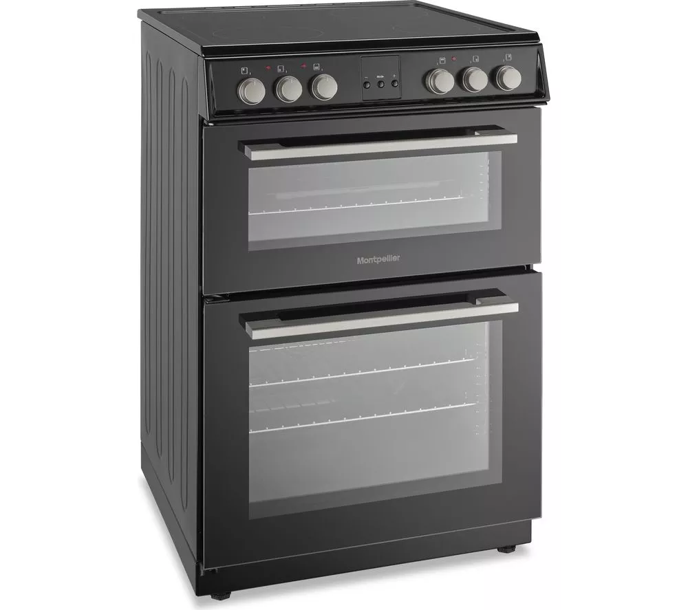 MONTPELLIER MDOC60FK 60 cm Electric Ceramic Cooker - Black