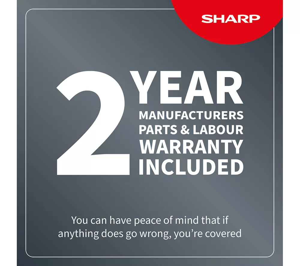 SHARP SJ-BE240M1XS-EN Integrated 50/50 Fridge Freezer - Sliding Hinge