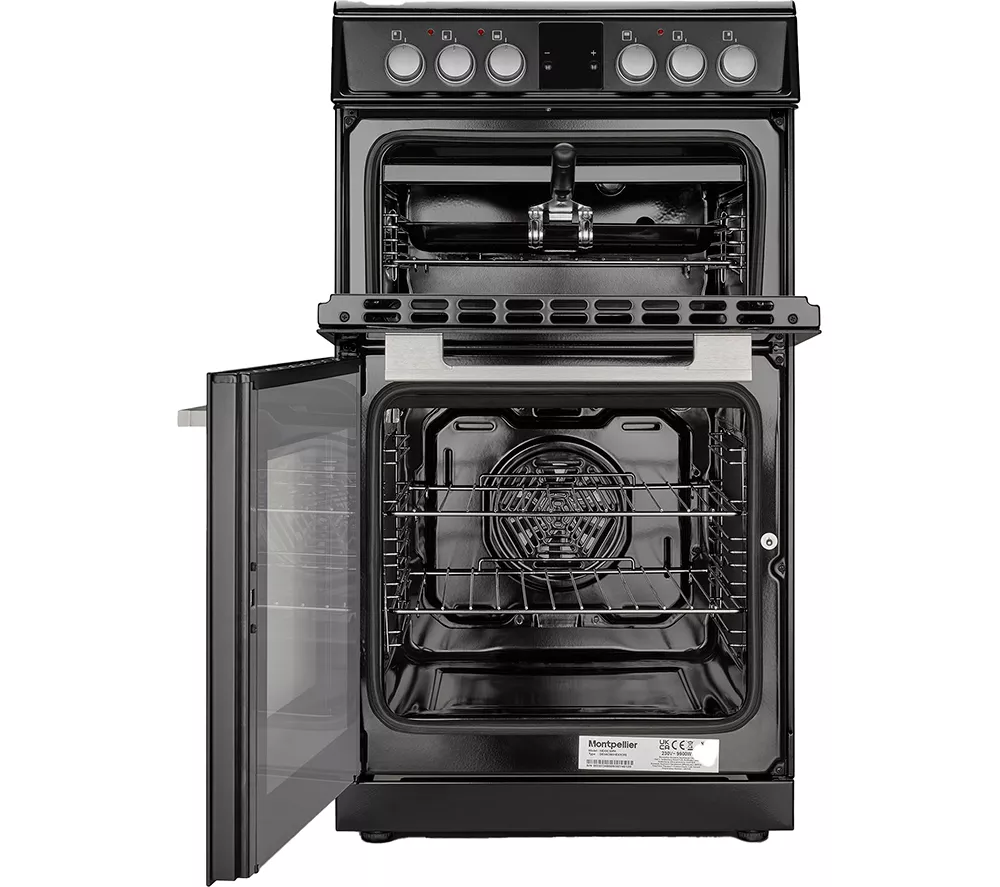 MONTPELLIER MDOC50FK 50 cm Electric Ceramic Cooker - Black