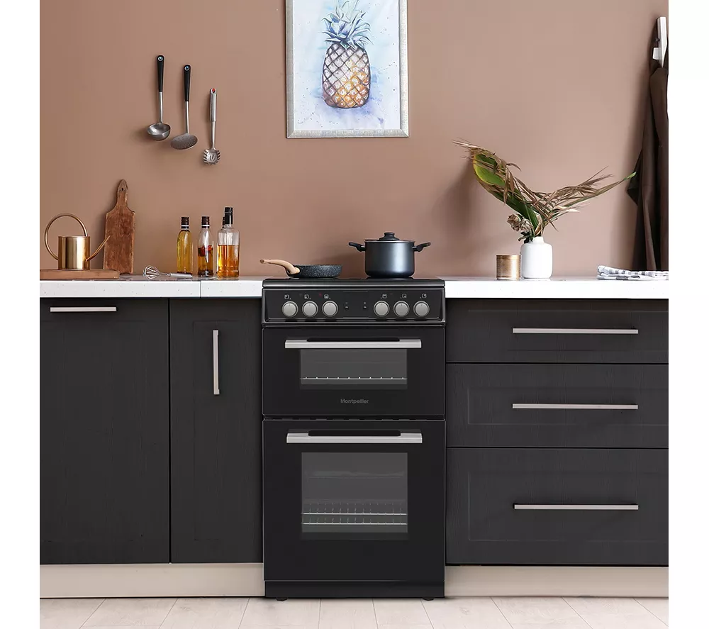 MONTPELLIER MDOC50FK 50 cm Electric Ceramic Cooker - Black
