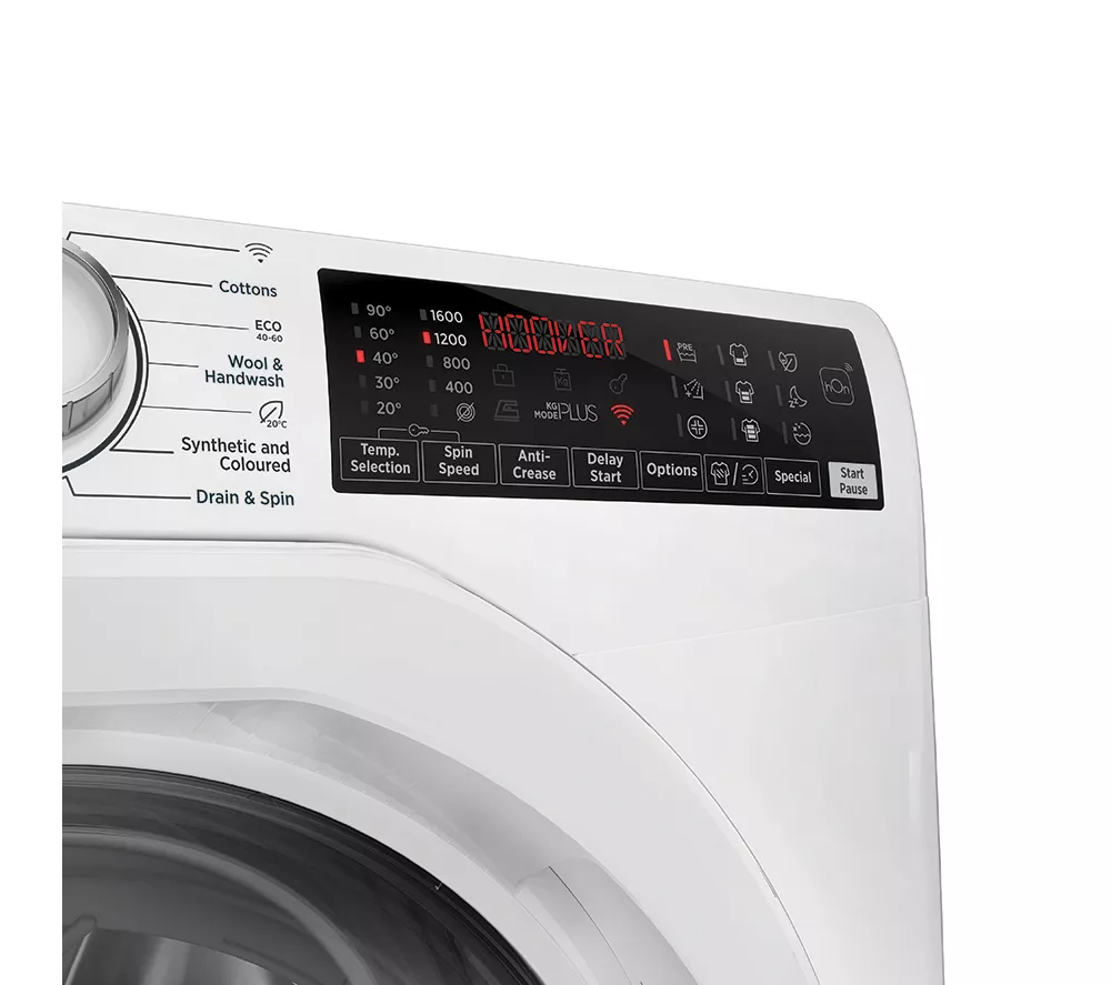 HOOVER H-Wash 350 H3WPS6106TAM6-80 WiFi-enabled 10 kg 1600 rpm Washing Machine - White