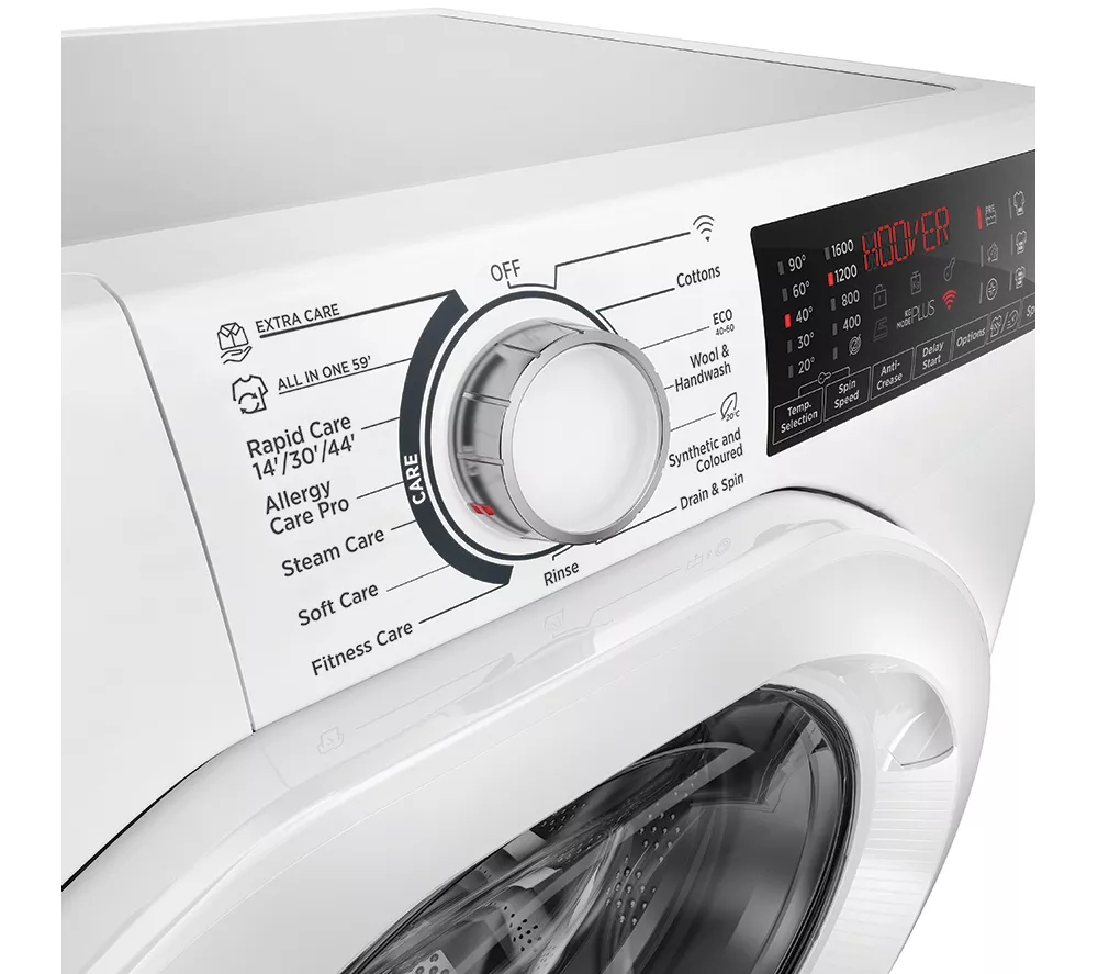 HOOVER H-Wash 350 H3WPS6106TAM6-80 WiFi-enabled 10 kg 1600 rpm Washing Machine - White