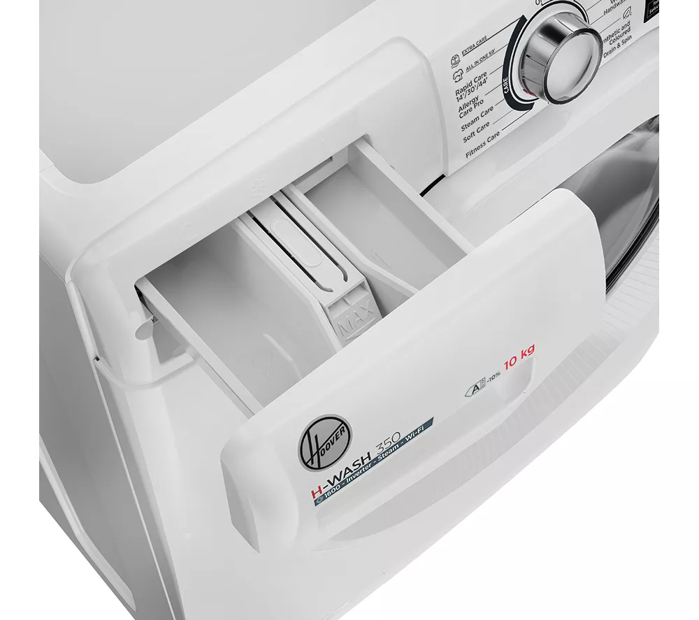 HOOVER H-Wash 350 H3WPS6106TAM6-80 WiFi-enabled 10 kg 1600 rpm Washing Machine - White