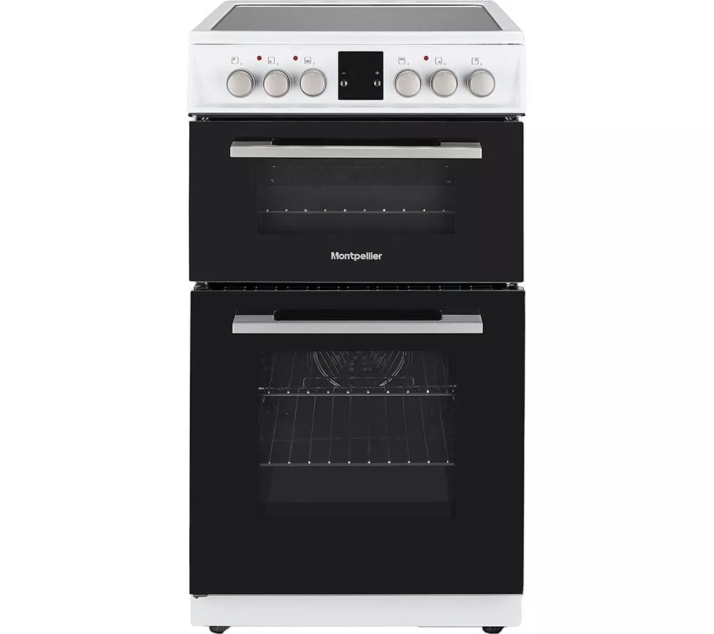 MONTPELLIER MDOC50FW 50 cm Electric Ceramic Cooker - White