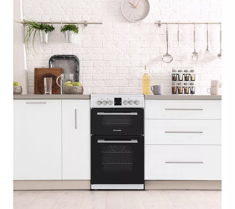 MONTPELLIER MDOC50FW 50 cm Electric Ceramic Cooker - White