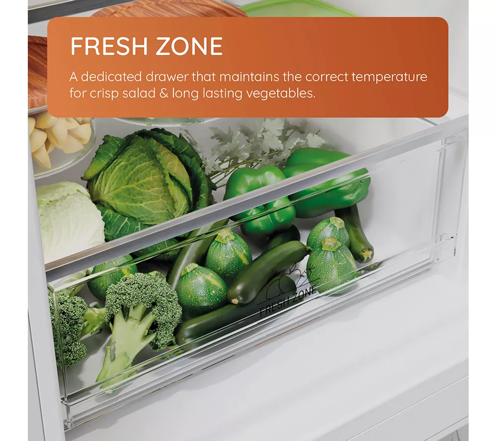 HOTPOINT HQ9 B2L G Fridge Freezer - Inox