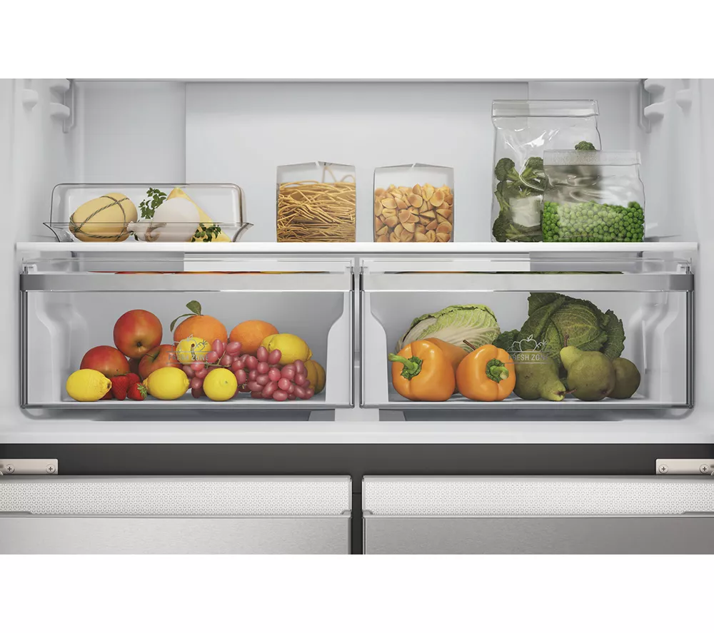 HOTPOINT HQ9 B2L G Fridge Freezer - Inox