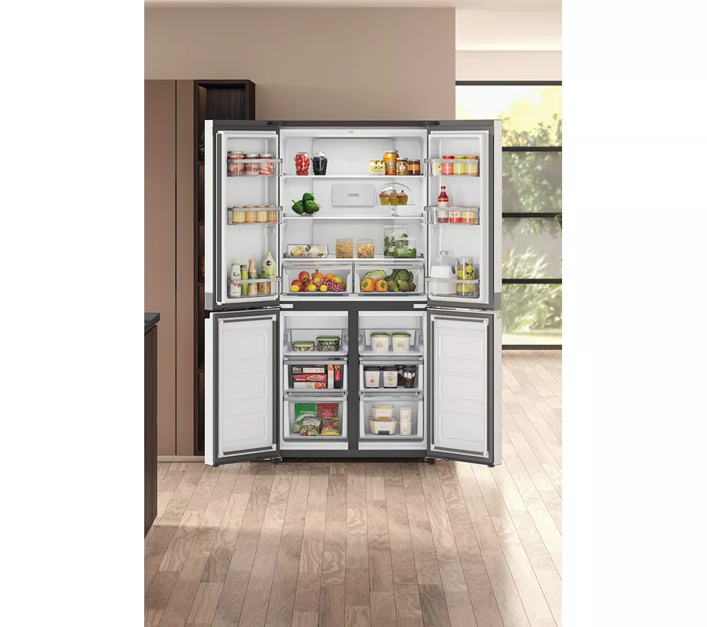 HOTPOINT HQ9 B2L G Fridge Freezer - Inox