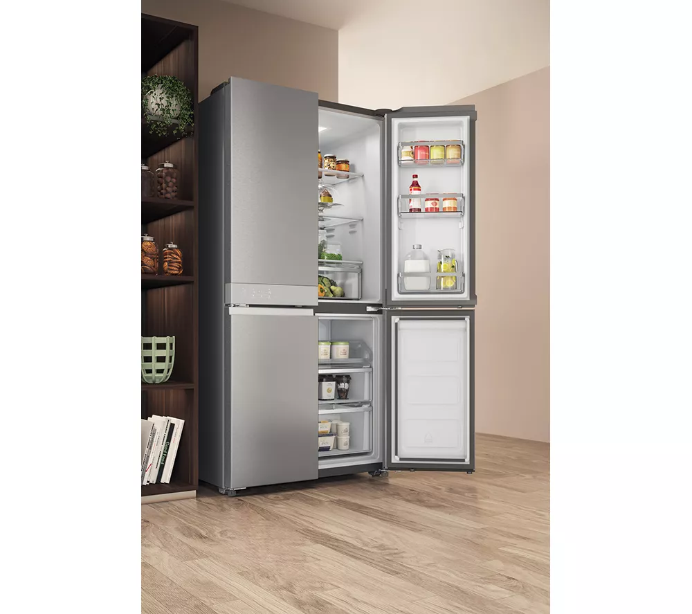 HOTPOINT HQ9 B2L G Fridge Freezer - Inox