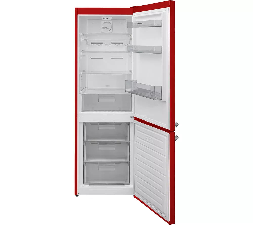 MONTPELLIER Retro MAB386ER 60/40 Fridge Freezer - Red