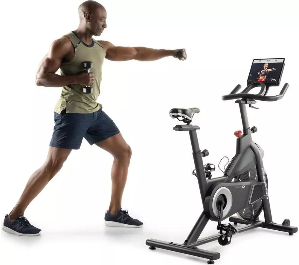 PROFORM Sport CX Smart Bluetooth Exercise Bike - Black & Silver
