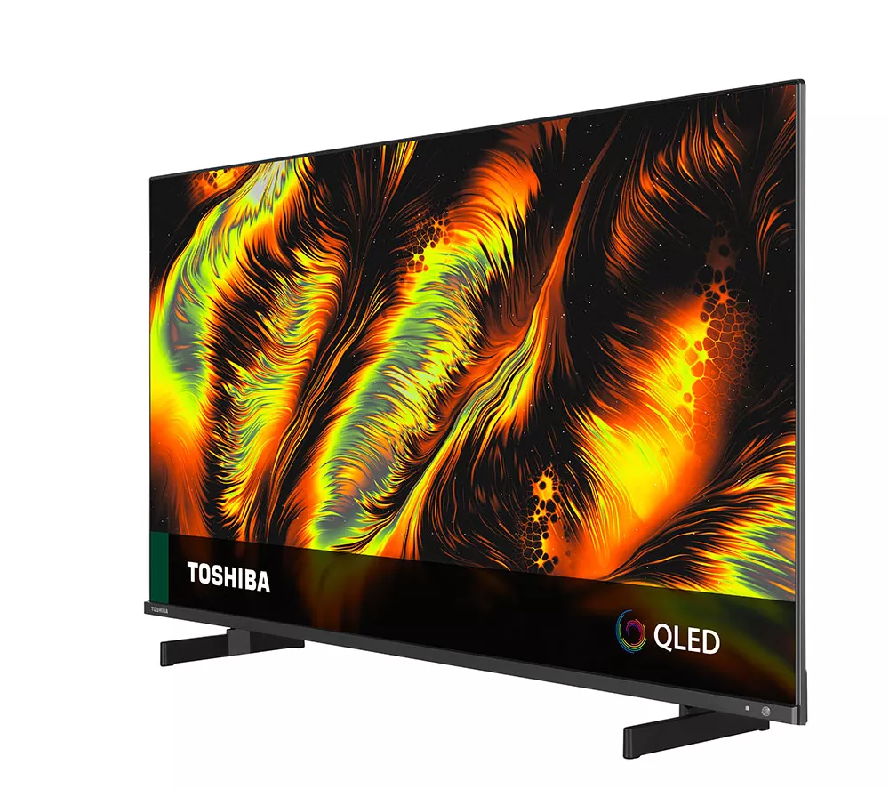 TOSHIBA Fire TV 55QF5D53DB 55" 4K Ultra HD HDR QLED TV with Alexa