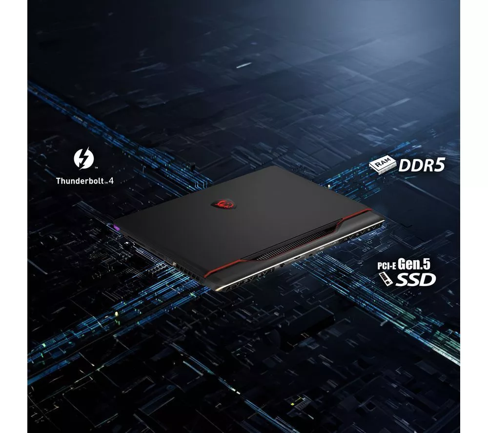 MSI Raider GE68 16" Gaming Laptop - Intel® Core™ i7, RTX 4070, 1 TB SSD