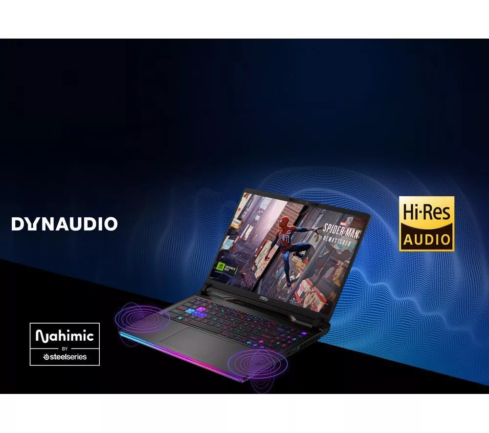 MSI Raider GE68 16" Gaming Laptop - Intel® Core™ i7, RTX 4070, 1 TB SSD