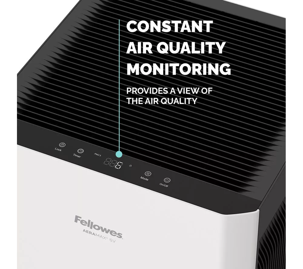 FELLOWES AeraMax SV Air Purifier - White & Black