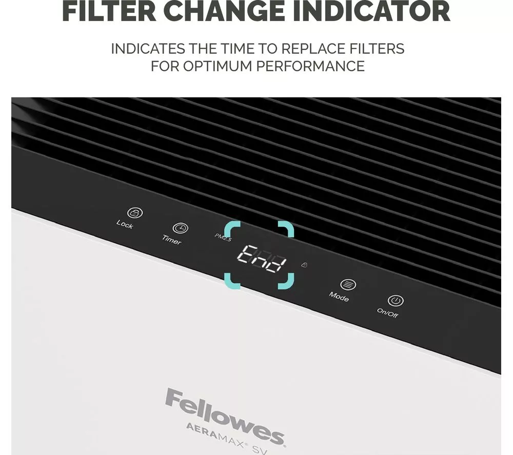 FELLOWES AeraMax SV Air Purifier - White & Black