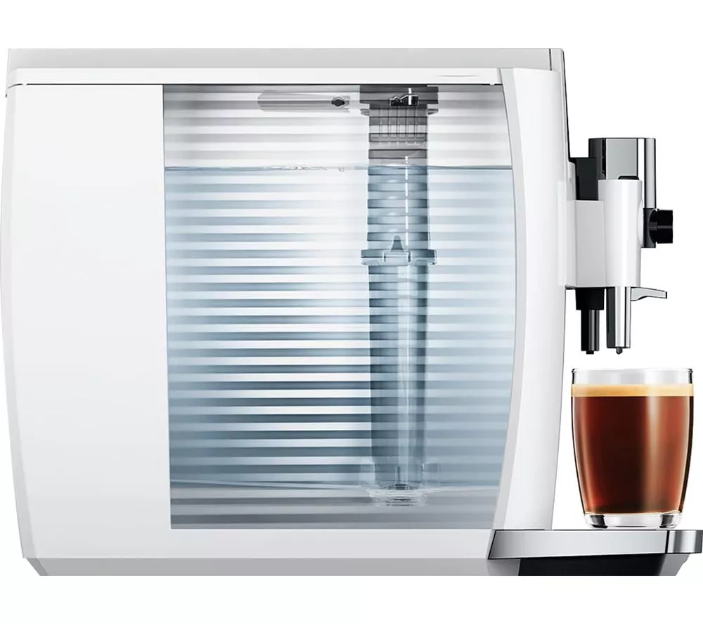 JURA E8 Smart Bean to Cup Coffee Machine - Piano White