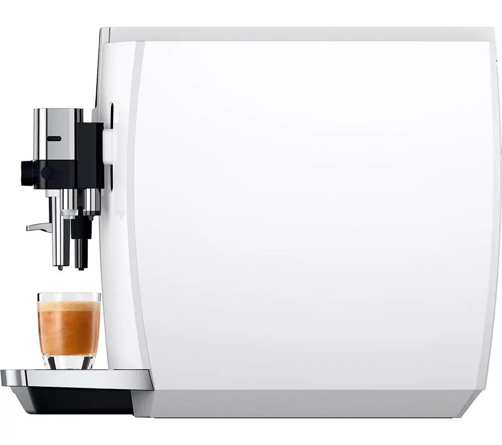 JURA E8 Smart Bean to Cup Coffee Machine - Piano White