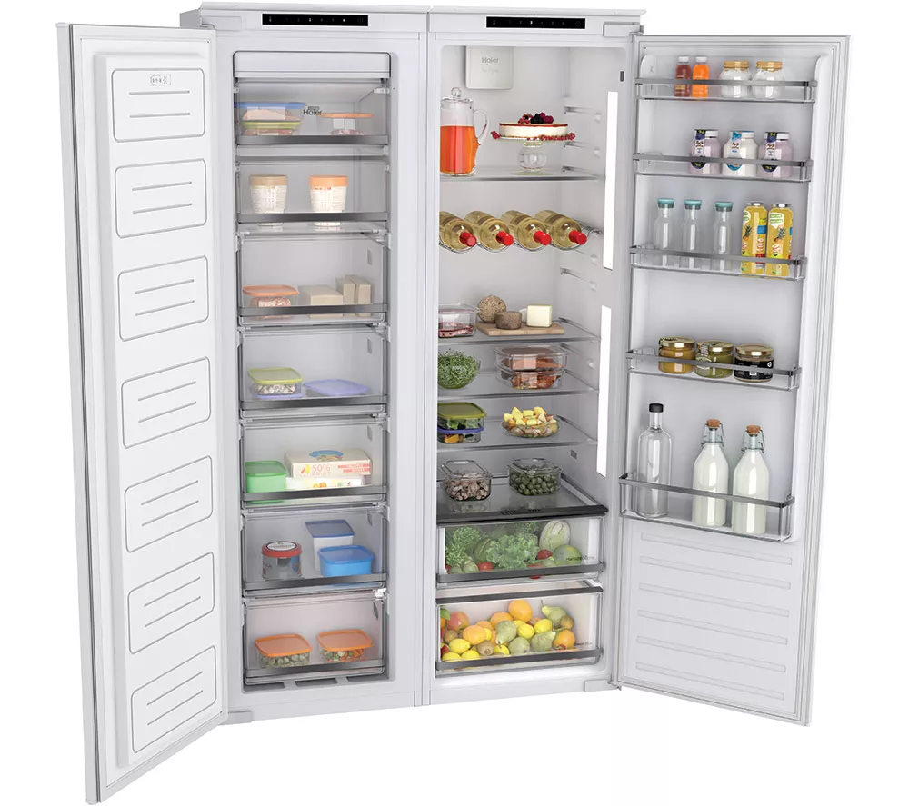 HAIER HAUN518EWK Integrated Tall freezer - Sliding Hinge