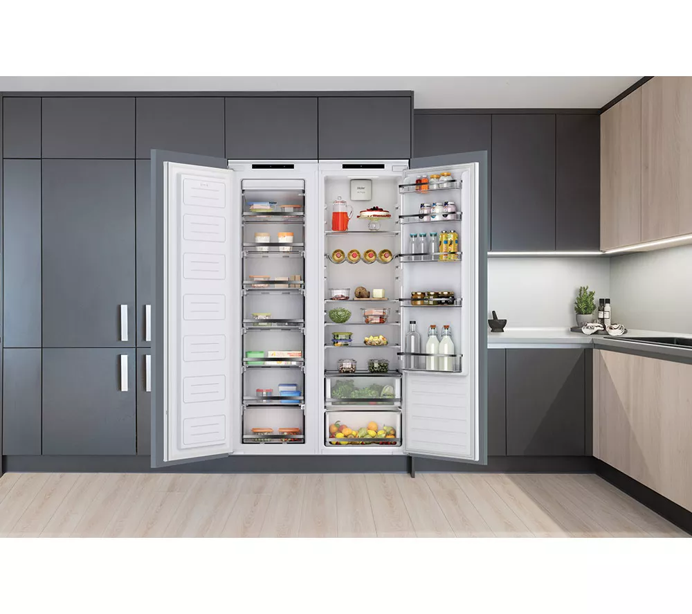 HAIER HAUN518EWK Integrated Tall freezer - Sliding Hinge