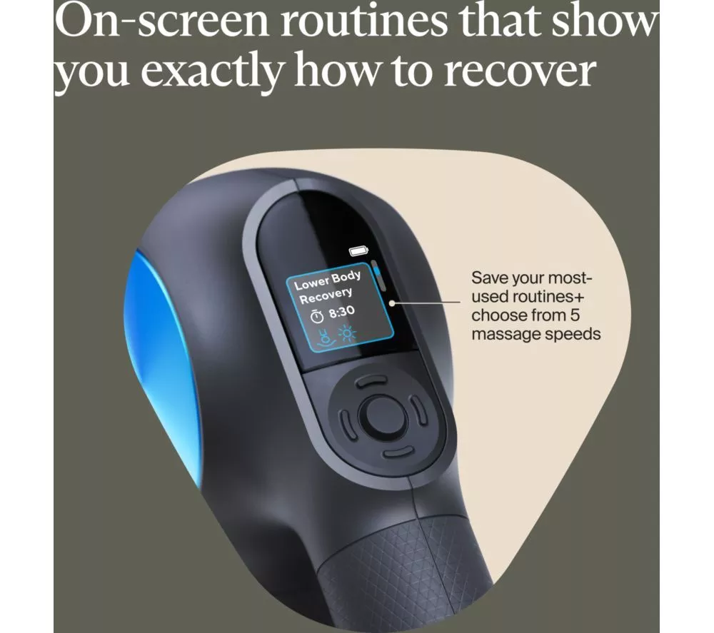 THERABODY Theragun Pro Plus Handheld Smart Percussive Therapy Device - Black