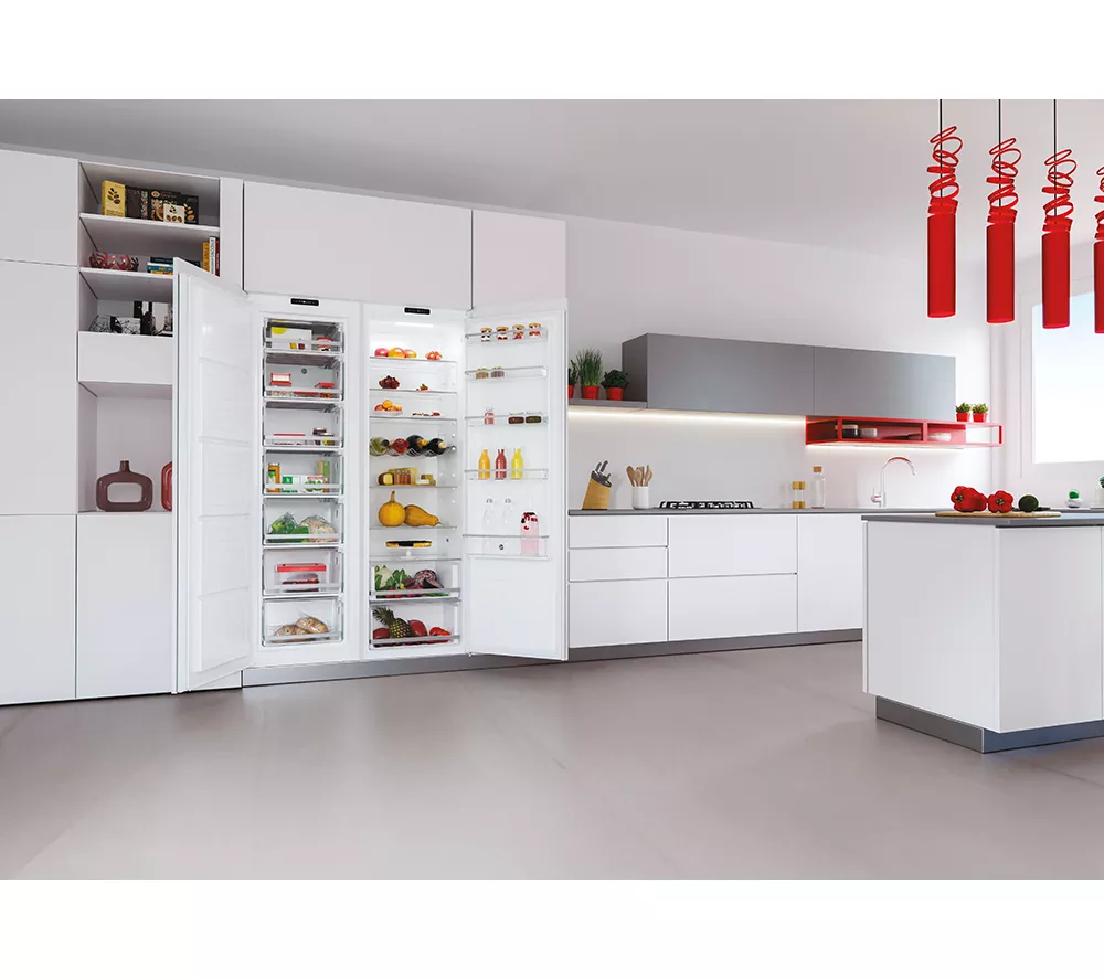 HOOVER HOMS518EWK Integrated Tall Fridge - Sliding Hinge