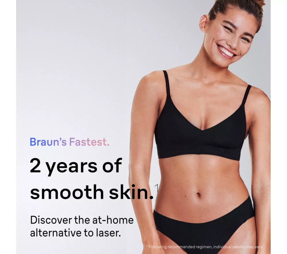 BRAUN Skin i·expert IPL7147 IPL Hair Removal System - Rose Gold & White